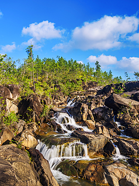 Waterfall at Rio On Pools, Mountain Pine Ridge Forest Reserve, Cayo District, Belize