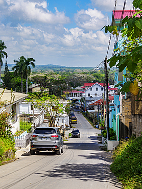 Street of San Ignacio, Cayo District, Belize