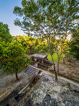 Cahal Pech Archaeological Reserve, San Ignacio, Cayo District, Belize