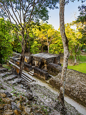 Cahal Pech Archaeological Reserve, San Ignacio, Cayo District, Belize