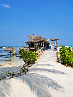 Costa Maya Cafe and Bar, waterfront of Caye Caulker, Belize District, Belize