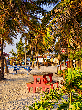 Beach at San Pedro Town, Ambergris Caye, Belize District, Belize