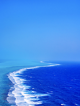 Lighthouse Reef, aerial view, Belize District, Belize