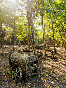 19th-Century Sugar Mill Ruins near Lamanai Archaeological Reserve, Indian Church, Orange Walk District, Belize