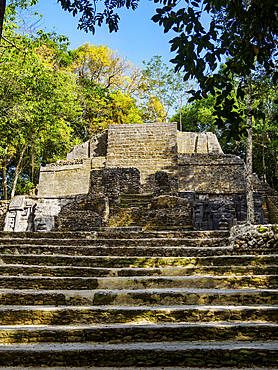 Mask Temple, Lamanai Archaeological Reserve, Orange Walk District, Belize