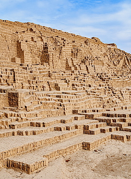 Huaca Pucllana Pyramid, Miraflores District, Lima, Peru, South America