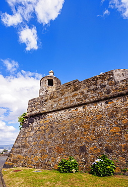 Sao Bras Fort, Ponta Delgada, Sao Miguel Island, Azores, Portugal, Atlantic, Europe