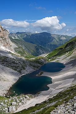 Lake Pilato by Sibillini Mountains in Italy, Europe