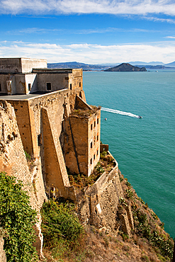 Palazzo d'Avalos, Terra Murata, Procida Island, Phlegraean Islands, Bay of Naples, Campania, Italy