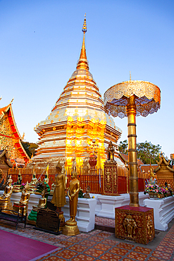 wat Phra That Doi Suthep Buddhist temple in Chiang Mai, Thailand