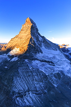 Matterhorn during sunrise in Zermatt, Switzerland, Europe