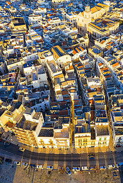 Aerial zenithal view of Putignano, Putignano, Apulia, Italy, Europe