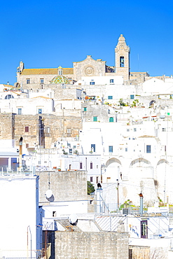 The white village of Ostuni called The White City, Ostuni, Apulia, Italy, Europe