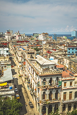 La Habana skyline, Havana, Cuba, West Indies, Caribbean, Central America