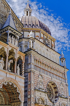 Capella Colleoni, Chapel of Basilica di Santa Maria Maggiore in Piazza Duomo at Citta Alta (Old Town), Bergamo, Lombardy, Italy, Europe