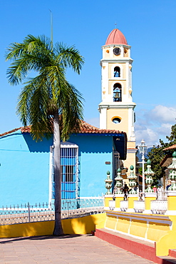 View of the bell tower in Trinidad, UNESCO World Heritage Site, Sancti Spiritus, Cuba, West Indies, Caribbean, Central America