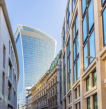 20 Fenchurch Street building also known as the Walkie Talkie, in the City of London, London, England, United Kingdom, Europe