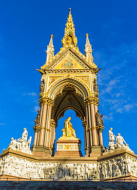 The Albert Memorial in Kensington Gardens, London, England, United Kingdom, Europe