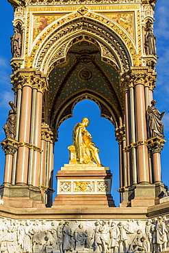 The Albert Memorial in Kensington Gardens, London, England, United Kingdom, Europe