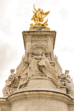 The Queen Victoria Memorial at Buckingham Palace, London, England, United Kingdom, Europe