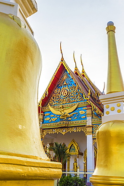 Mongkol Nimit temple (Wat) in Phuket old town, Phuket, Thailand, Southeast Asia, Asia