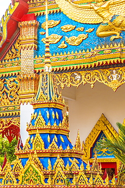 Mongkol Nimit temple (Wat) in Phuket old town, Phuket, Thailand, Southeast Asia, Asia