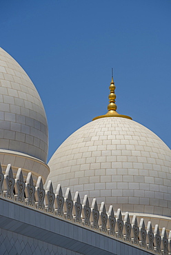 Detail of The Grand Mosque, Abu Dhabi, United Arab Emirates, Middle East