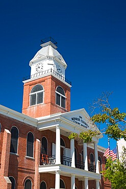 Victorian brick-built clock tower of the Monroe County Court House, Old Town, Key West, Florida Keys, Florida, United States of America, North America