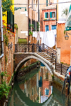 Canal in Venice, UNESCO World Heritage Site, Veneto, Italy, Europe