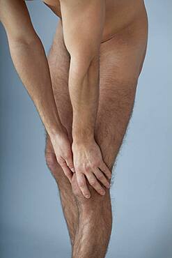 Man with knee pain