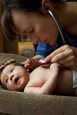 Auscultation, newborn