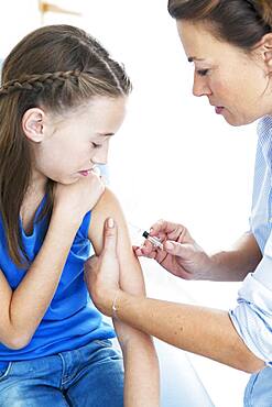 Vaccinating a child