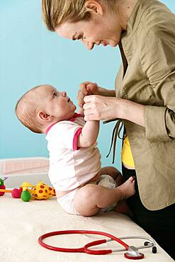 3-month-old baby girl.