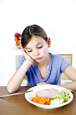 Child eating a meal