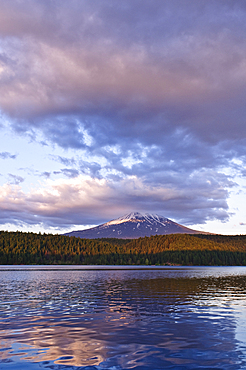 Mount McLoughlin from Willow Lake, Southern Oregon Cascades.