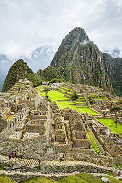 Inca Ruins at Machu Picchu, Peru.