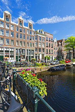 Egelantiersgracht canal, Amsterdam, The Netherlands