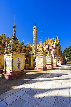 Thanboddhay Pagoda, Monywa, Myanmar (Burma), Asia