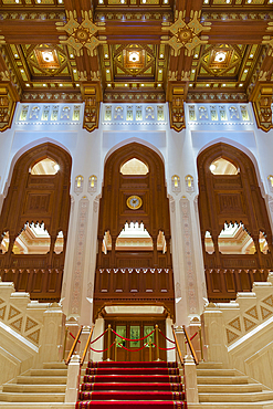 Staircase at Royal Opera House, Muscat, Oman, Middle East