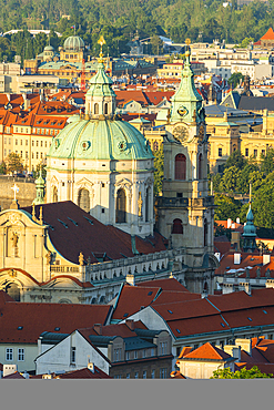 St. Nicholas Church, Mala Strana, UNESCO World Heritage Site, Prague, Bohemia, Czech Republic (Czechia), Europe