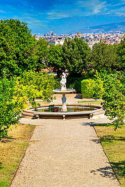 Boboli Gardens, UNESCO World Heritage Site, Florence, Tuscany, Italy, Europe