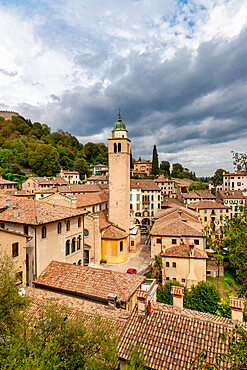 Landscape, Historic center, Asolo, Treviso, Veneto, Italy, Europe