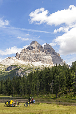 Antorno Lake, Tre Cime di Lavaredo, Belluno Dolomites, Auronzo di Cadore, Belluno District, Veneto, Italy, Europe