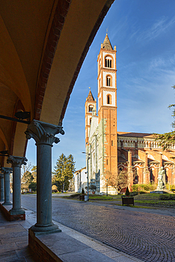 Saint Andrew Gothic Church, century XIII, Vercelli, Piedmont, Italy, Europe