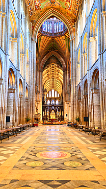 Ely Cathedral interior, Ely, Cambridgeshire, England, UK