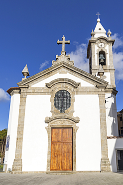 Europe, Portugal, Porto, Vila Nova de Gaia.. A small parish church, Igreja Paroquial de Santa Marinha