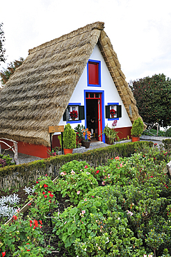 traditional house of Santana,Madeira island,Atlantic Ocean,Portugal