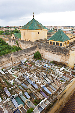 Cemetery adjoining Moulay Ismail Mausoleum,Meknes,Morocco,North Africa