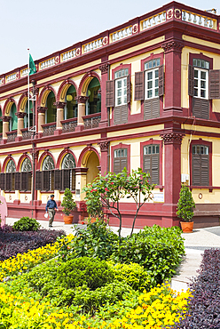 Neo-classical buildings preserved, Tap Seac square,Macau,Special Administrative Region,China,Asia
