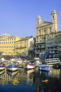 Old harbour of Bastia, Upper Corsica, Northern Corsica,France,Europe